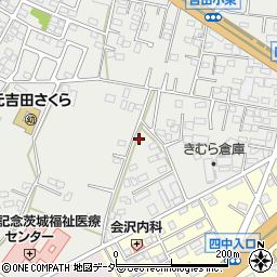 茨城県水戸市元吉田町1852-125周辺の地図