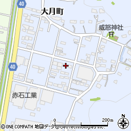 栃木県足利市大月町358-1周辺の地図