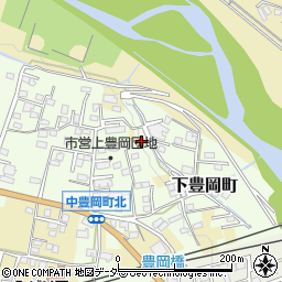 群馬県高崎市下豊岡町1186周辺の地図