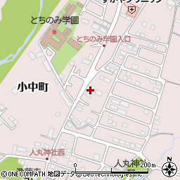 栃木県佐野市小中町1216-1周辺の地図