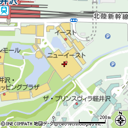 Ｇａｐ　Ｏｕｔｌｅｔ軽井沢・プリンスショッピングプラザ店周辺の地図