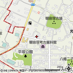 群馬県高崎市若田町6周辺の地図