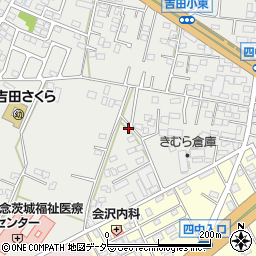 茨城県水戸市元吉田町1852-84周辺の地図