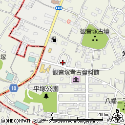 群馬県高崎市若田町6-6周辺の地図