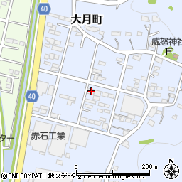 栃木県足利市大月町358周辺の地図