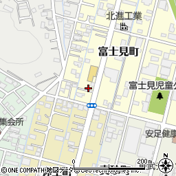 栃木県足利市富士見町82周辺の地図