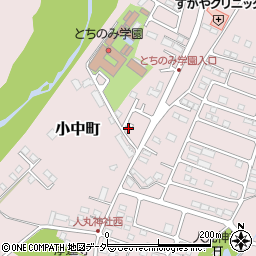 栃木県佐野市小中町1278-5周辺の地図