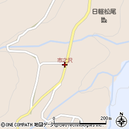 市之沢周辺の地図
