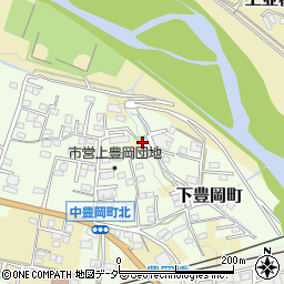 群馬県高崎市下豊岡町1185周辺の地図