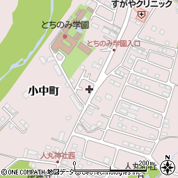 栃木県佐野市小中町1278-11周辺の地図