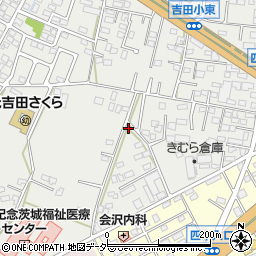 茨城県水戸市元吉田町1852-58周辺の地図
