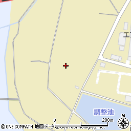 茨城県筑西市西山田周辺の地図