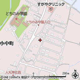 栃木県佐野市小中町1220周辺の地図