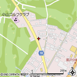栃木県小山市喜沢775周辺の地図