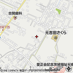 茨城県水戸市元吉田町1801-11周辺の地図