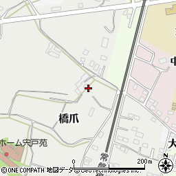 茨城県笠間市橋爪414周辺の地図