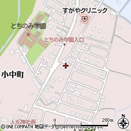 栃木県佐野市小中町1221-5周辺の地図