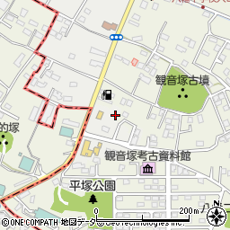 群馬県高崎市若田町10周辺の地図