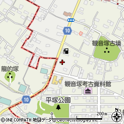 群馬県高崎市若田町9周辺の地図