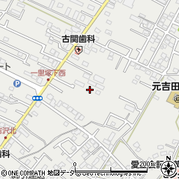 茨城県水戸市元吉田町1494-2周辺の地図
