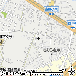 茨城県水戸市元吉田町1852-177周辺の地図