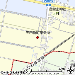 矢田新町集会所周辺の地図