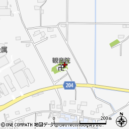 茨城県筑西市森添島1107周辺の地図