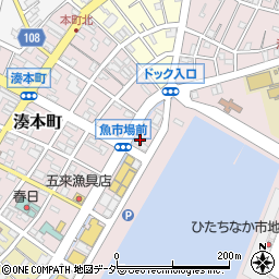 県信漁業組合周辺の地図
