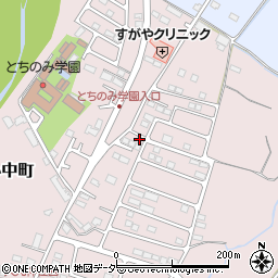 栃木県佐野市小中町1221-12周辺の地図