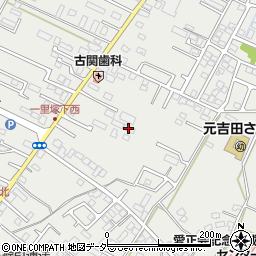 茨城県水戸市元吉田町1497-1周辺の地図