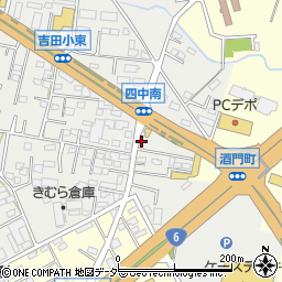 茨城県水戸市元吉田町1959-1周辺の地図