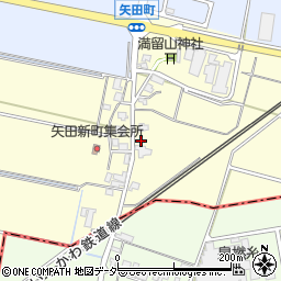 石川県小松市矢田新町カ周辺の地図