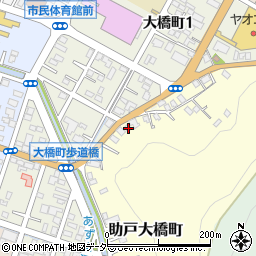 栃木県足利市助戸大橋町1936周辺の地図