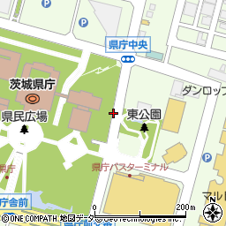 県庁バスターミナル周辺の地図