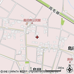 栃木県小山市島田451周辺の地図