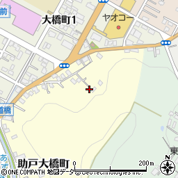 栃木県足利市助戸大橋町1909周辺の地図