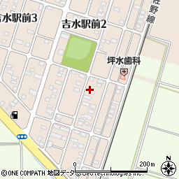 栃木県佐野市吉水駅前2丁目周辺の地図