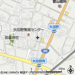 石川県小松市矢田野町ケ周辺の地図