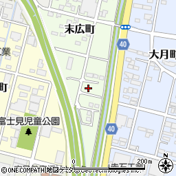 栃木県足利市末広町65周辺の地図