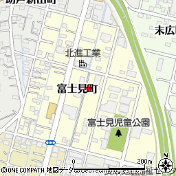 栃木県足利市富士見町64周辺の地図