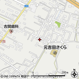 茨城県水戸市元吉田町1503-4周辺の地図
