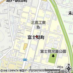 栃木県足利市富士見町72周辺の地図