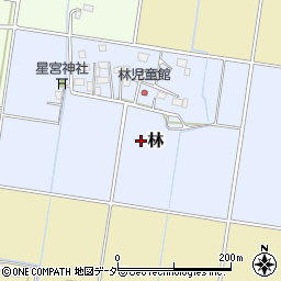 茨城県筑西市林周辺の地図