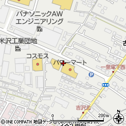 茨城県水戸市元吉田町1478-1周辺の地図