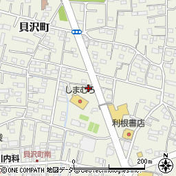 大戸屋高崎貝沢店周辺の地図
