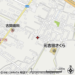 茨城県水戸市元吉田町1503-3周辺の地図