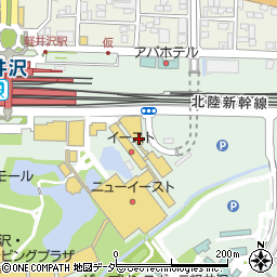 軽井沢プリンスホテル周辺の地図