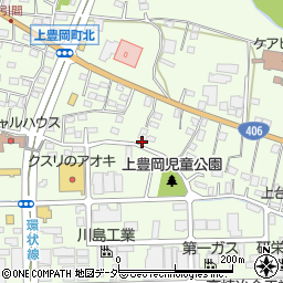 群馬県高崎市上豊岡町737-1周辺の地図