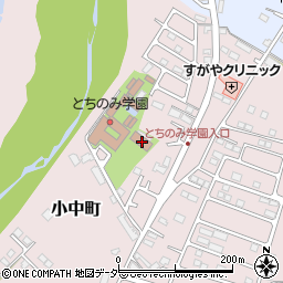 栃木県佐野市小中町280周辺の地図