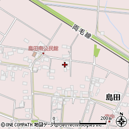 栃木県小山市島田448周辺の地図